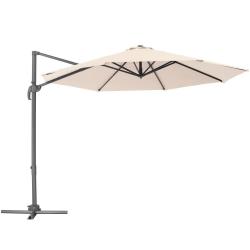 Parasol 300 cm beige meuble jardin 2208123