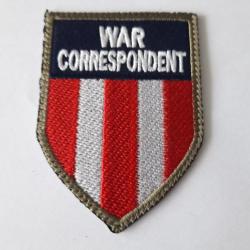 INSIGNE TISSU DE WAR CORRESPONDENT