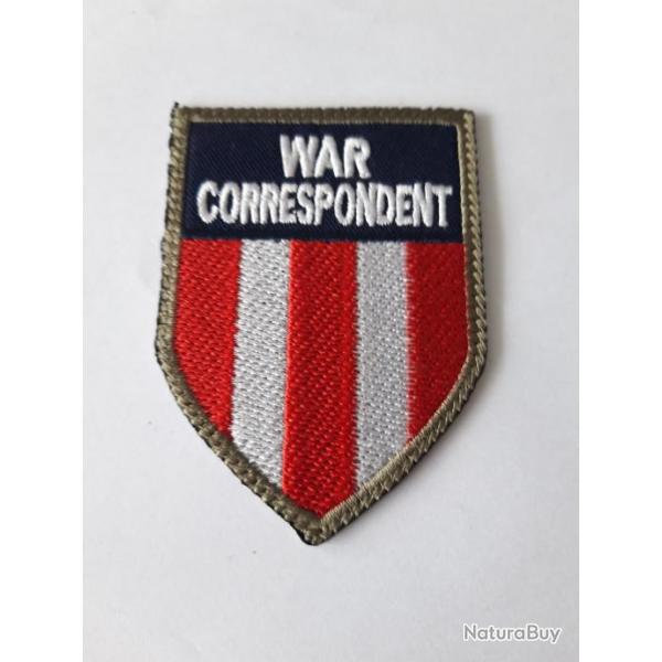 INSIGNE TISSU DE WAR CORRESPONDENT