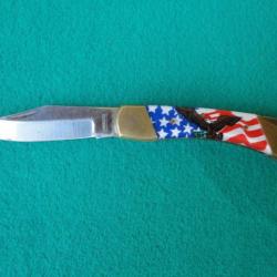 Couteau à motif Américain.