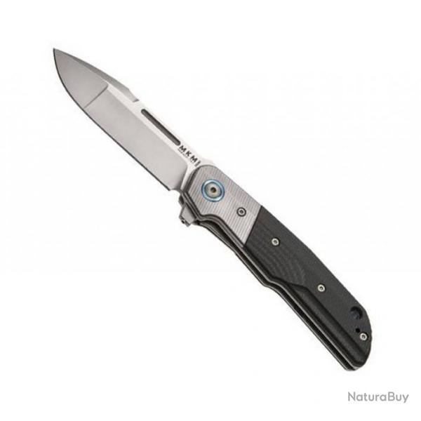 Couteau "Clap" titanium, Manche G-10 noir [MKM]