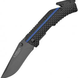 Couteau Pliant Thin Blue Line Linerlock A / O Ouverture Assistée CM19653071