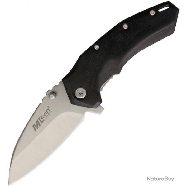Couteau Pliant Linerlock Noir Ouverture Assiste MTA1158BK071