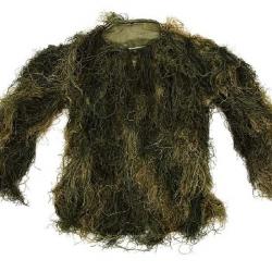 GHILLIE PARKA / VESTE DE CAMOUFLAGE CAMO WOODLAND - FOSCO - SNIPER AIRSOFT - TAILLE M/L