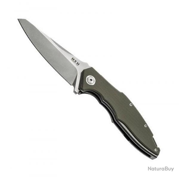 Couteau "Raut", Couleur vert, Manche G-10 (naturel) [MKM]