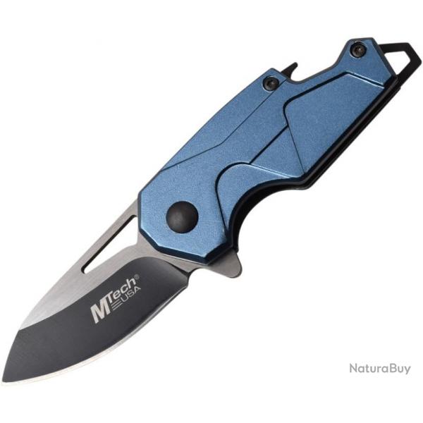 Couteau Pliant  Linerlock Bleu Manche aluminium Ouverture Assiste MTA1147BL07