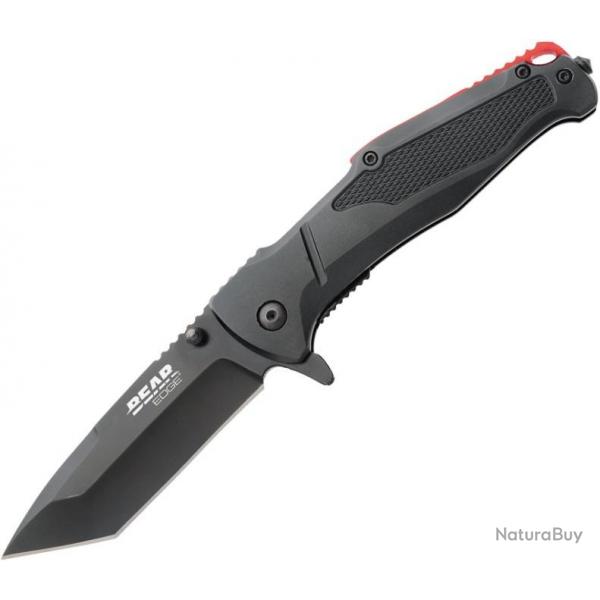 Couteau Pliant  Linerlock A / O Noir et Rouge  Manche en Aluminium Ouverture Assiste BC61121071