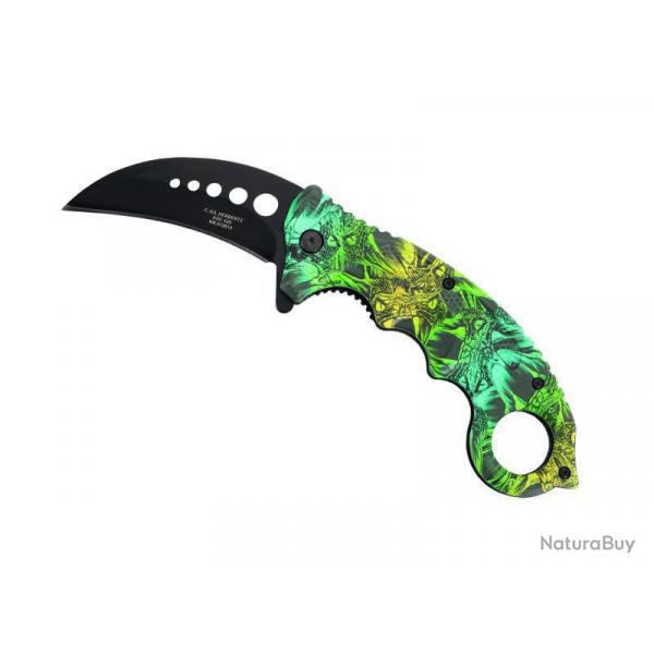 COUTEAU HERBERTZ KARAMBIT SERPENTS 13CM INOX