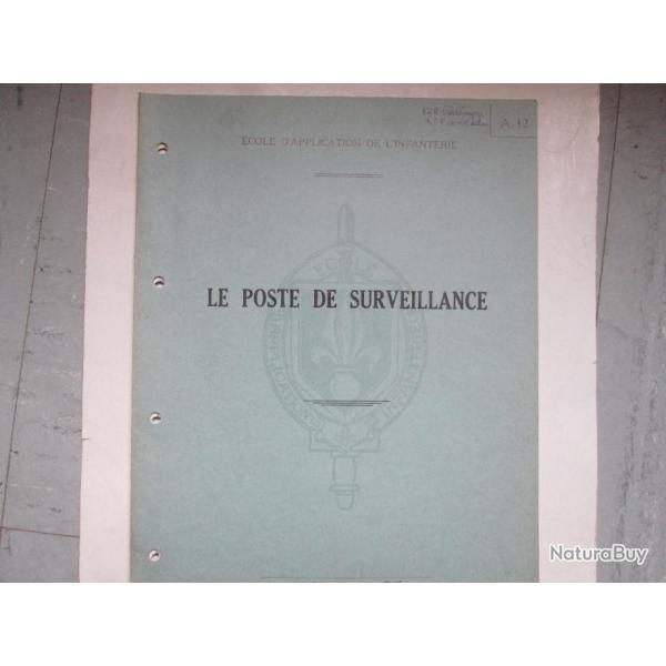 DOCUMENT SUR LE POSTE DE SURVEILLANCE - EAI