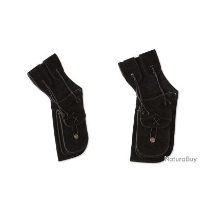Poche De Hanche Vintage Fred Bear En Cuir Noir - Style Carquois