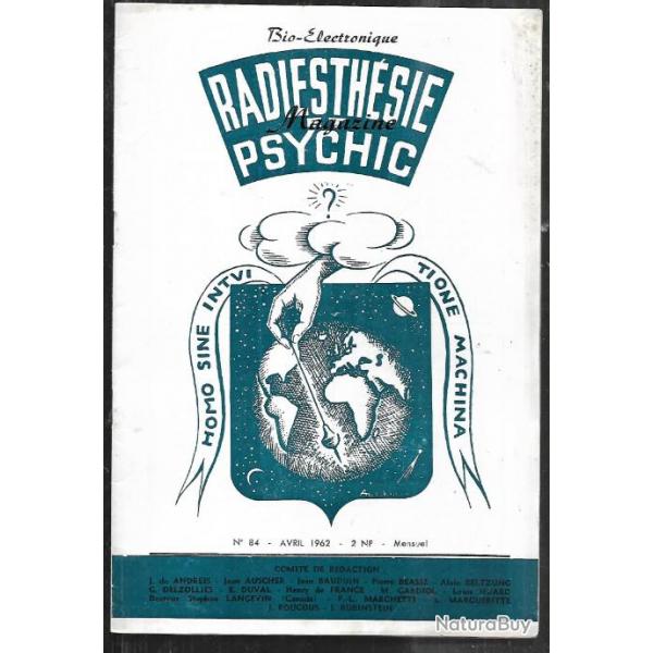 radiesthsie et psychic magazine n84 avril 1962