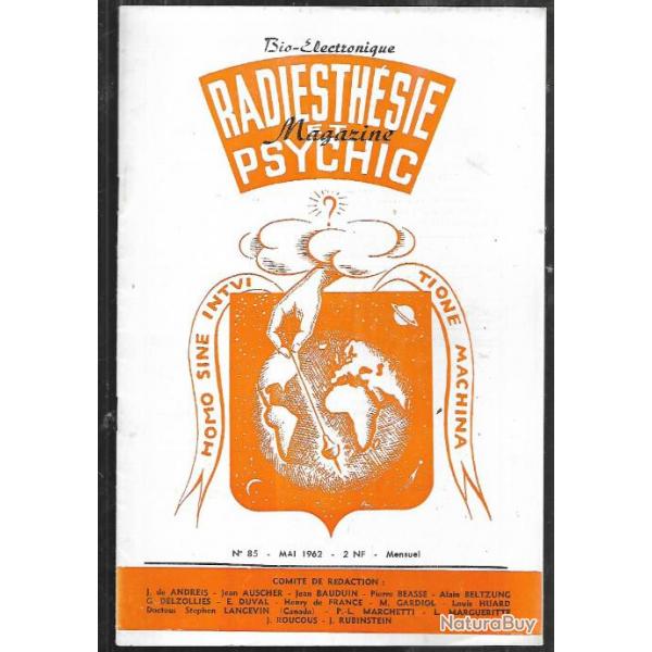 radiesthsie et psychic magazine n85 mai 1962