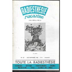 radiesthésie  magazine n°135 aout-septembre 1966 , magnétisme, science des ondes, parapsychologie