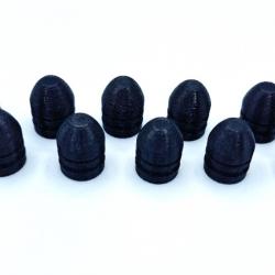 10 Ogives Round nose Flex tir calibre 65 Lemat poudre noire Tir réduit