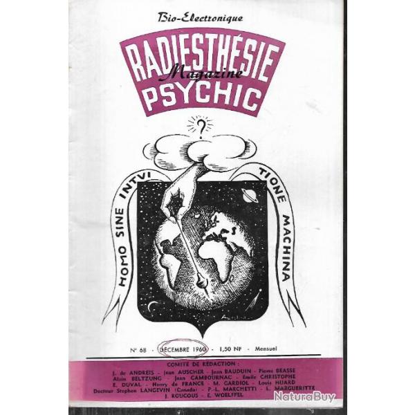 radiesthsie et psychic magazine n68 dcembre 1960