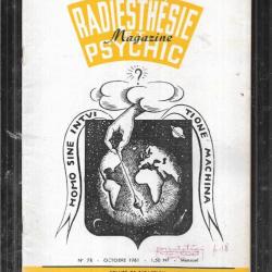 radiesthésie et psychic magazine n°78 octobre 1961