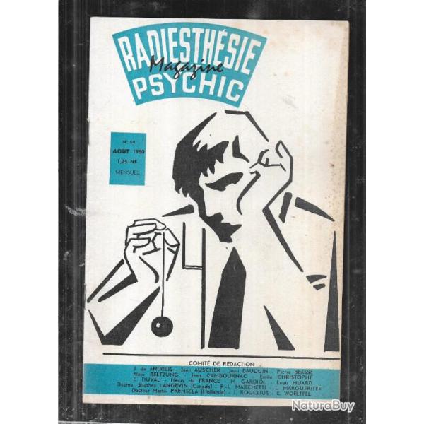 radiesthsie et psychic magazine n64 aout 1960