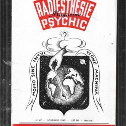 radiesthésie et psychic magazine n°67 novembre 1960 , magnétisme, science des ondes, parapsychologie