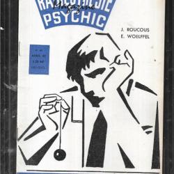radiesthésie et psychic magazine n°60 avril 1960 , magnétisme, science des ondes, parapsychologie