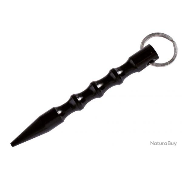 Kubotan Noir Acier Porte Cl Dfense Survie Brise Vitre