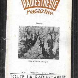 radiesthésie  magazine n°117 janvier 1965
