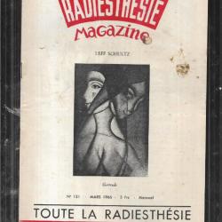radiesthésie  magazine n°131 mars 1966 , voyance , magnétisme , parapsychologie