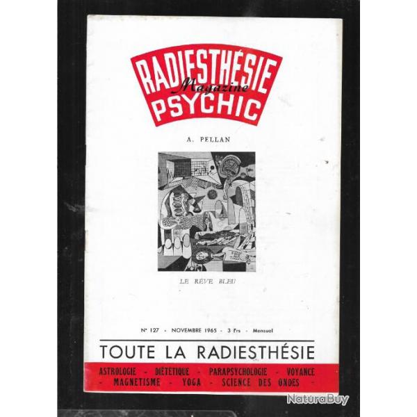radiesthsie et psychic magazine n127 novembre 1965  , magntisme, science des ondes, parapsycho