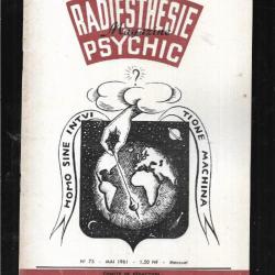 radiesthésie et psychic magazine n°73 mai 1961 , magnétisme, science des ondes, parapsycho