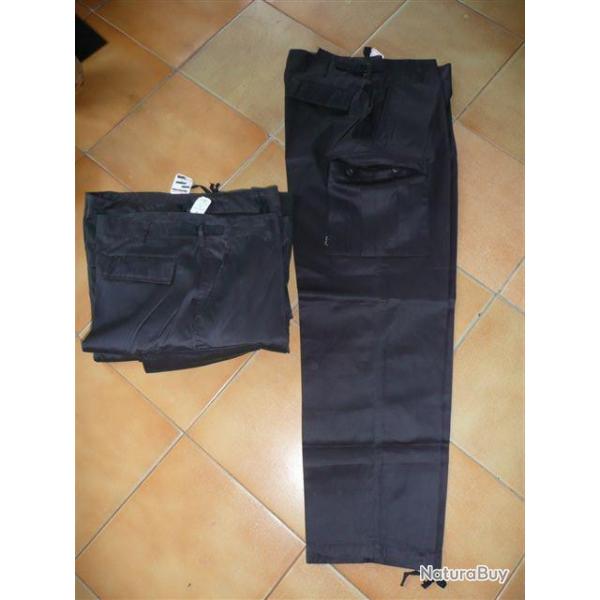 DESTOCKAGE pantalon BDU noir TAILLE 52