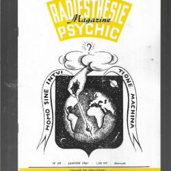 radiesthésie et psychic magazine n°69 janvier 1961 , magnétisme, science des ondes, para