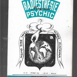 radiesthésie et psychic magazine n°70 février 1961 , magnétisme, science des ondes, para