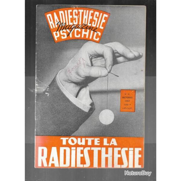 radiesthsie et psychic magazine lot des 53 revues en vente au dtail , magntisme,