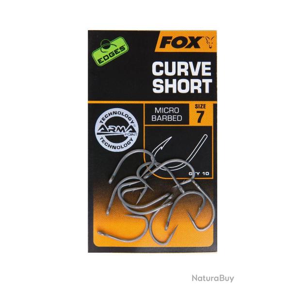 Hameçon carpe Edges Armapoint curve Shank Short Fox 4