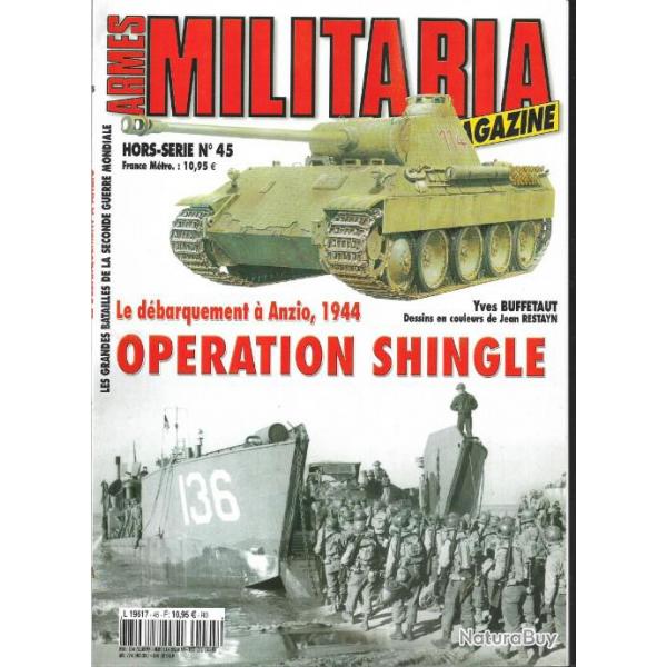 Militaria Magazine Hors srie n45 opration shingle le dbarquement  anzio 1944