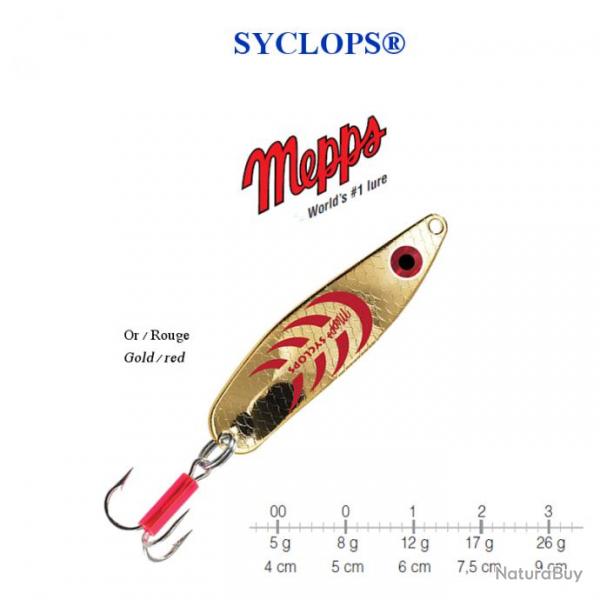 CUILLERS SYCLOPS MEPPS FABRICATION FRANCAISE Or Rouge 00 / 5 g