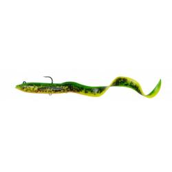 3D Real Eel 20cm 38gr monté Savage Gear Fire tiger