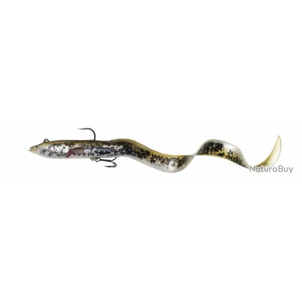 3D Real Eel 20cm 38gr monté Savage Gear Olive Pearl