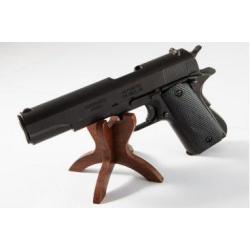 25   Réplique Pistolet  Mod 45 /1911 Noir plaquett ...