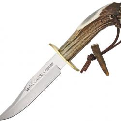 Couteau de chasse Muela Cazorla Made In Spain Manche Cerf couronné  CICA1607