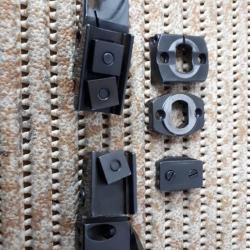 Embases  EAW pour  express et montage pour lunette a rail ZEISS , SWAROVSKI