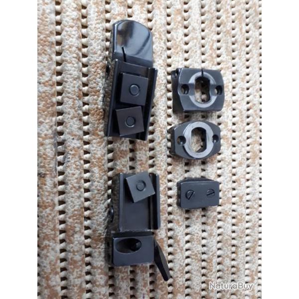 Embases  EAW pour  express et montage pour lunette a rail ZEISS , SWAROVSKI