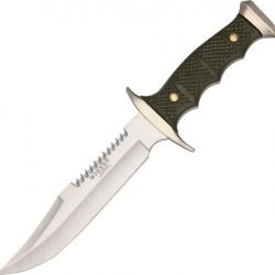 Couteau de Chasse Lame en Acier Inox Manche en ABS JKRCF9107