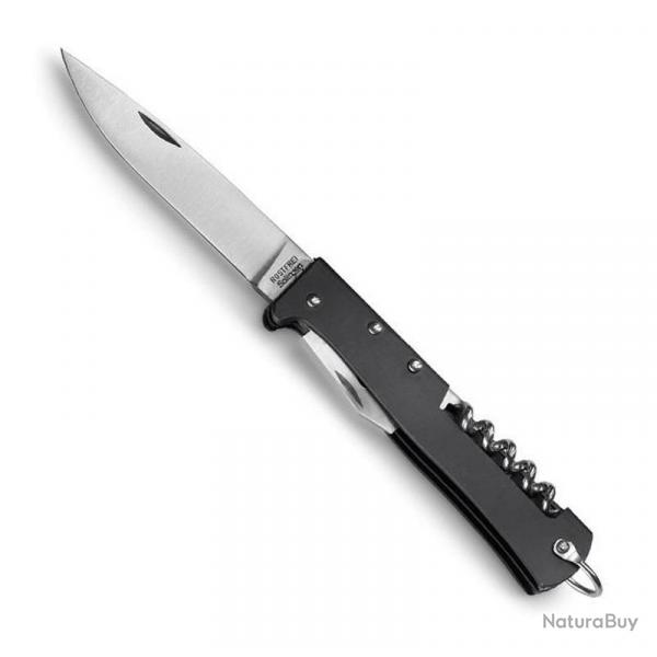 Couteau "Mercator Multi Small" noir 9,5 cm [Otter]