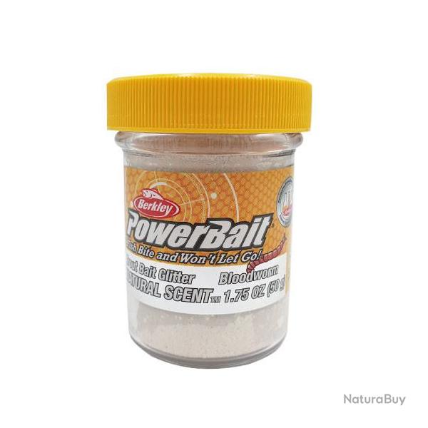 Pte  Truite Glitter Natural Scent Bloodworm White