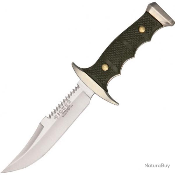 Couteau de Chasse Lame en Acier Inox Manche en ABS JKRCF90071