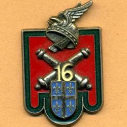 Insigne 16° RA  -  16° Régiment d'Artillerie SANS ATTACHE