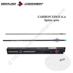 SKYLON ARCHERY 12 Flèches Carbone EDGE 6.2 400 Flèches coupées et inserts collés