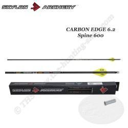 SKYLON ARCHERY 12 Flèches Carbone EDGE 6.2 600 Flèches coupées et inserts collés