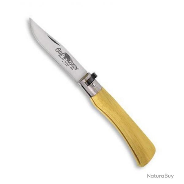 Couteau "Full Color" inox, Couleur jaune, Taille S [Old Bear]