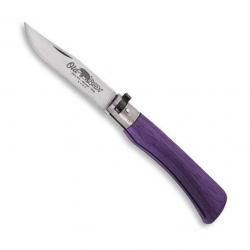 Couteau "Full Color" inox, Couleur violet, Taille S [Old Bear]